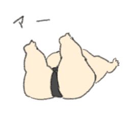 kawaii sumo sticker #7602740