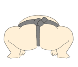 kawaii sumo sticker #7602742