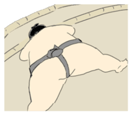 kawaii sumo sticker #7602747