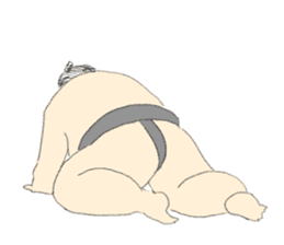 kawaii sumo sticker #7602750