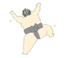kawaii sumo sticker #7602751