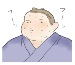 kawaii sumo sticker #7602755