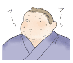 kawaii sumo sticker #7602755