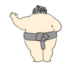 kawaii sumo sticker #7602757