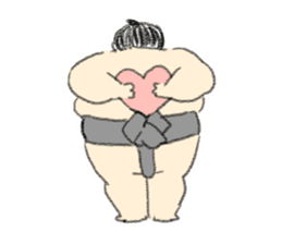 kawaii sumo sticker #7602758