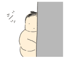 kawaii sumo sticker #7602765