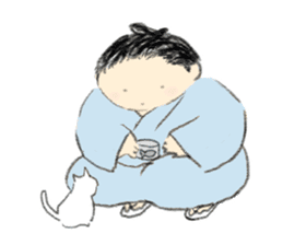 kawaii sumo sticker #7602771