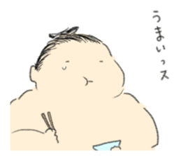 kawaii sumo sticker #7602773