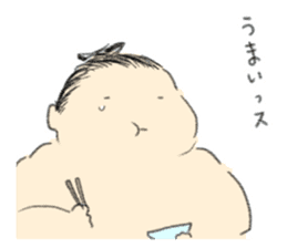 kawaii sumo sticker #7602773