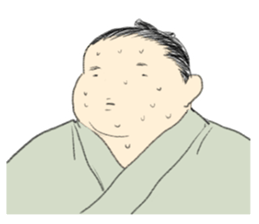 kawaii sumo sticker #7602775
