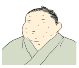 kawaii sumo sticker #7602775