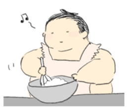 kawaii sumo sticker #7602778