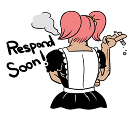 Cute Uncle maid sticker #7602983