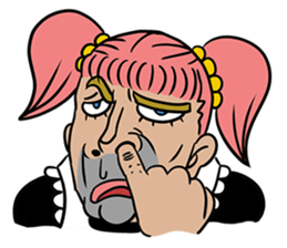 Cute Uncle maid sticker #7602986