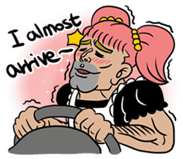 Cute Uncle maid sticker #7603008