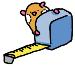 Stationery Hamster sticker #7603023