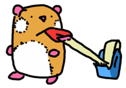 Stationery Hamster sticker #7603027