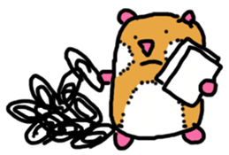 Stationery Hamster sticker #7603028