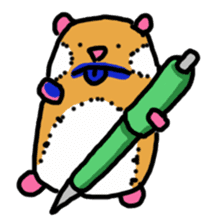Stationery Hamster sticker #7603030