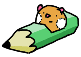 Stationery Hamster sticker #7603031