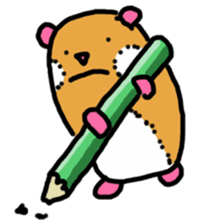 Stationery Hamster sticker #7603034