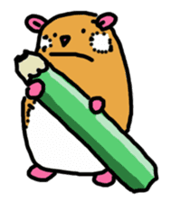 Stationery Hamster sticker #7603035