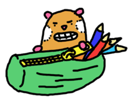 Stationery Hamster sticker #7603037