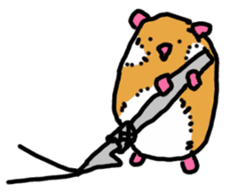 Stationery Hamster sticker #7603042