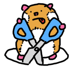 Stationery Hamster sticker #7603043