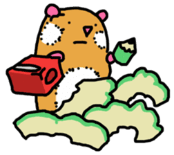 Stationery Hamster sticker #7603046