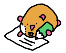 Stationery Hamster sticker #7603049