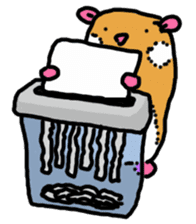 Stationery Hamster sticker #7603050
