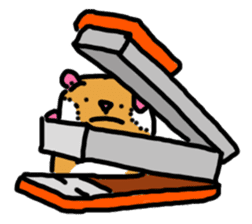 Stationery Hamster sticker #7603053