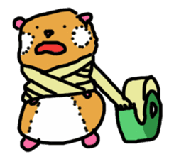 Stationery Hamster sticker #7603056