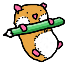 Stationery Hamster sticker #7603058