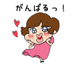 BOCHA Pumpkin pants girl sticker #7603265