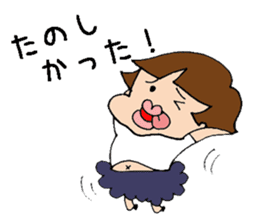 BOCHA Pumpkin pants girl sticker #7603275