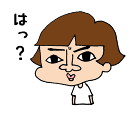 BOCHA Pumpkin pants girl sticker #7603276