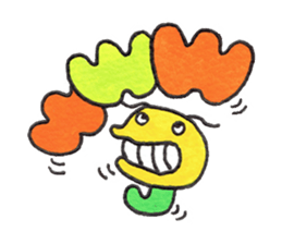 Naughty Caterpillar GOROTAN sticker #7603460