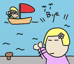 Daily life of DoDo&MiMi (English) sticker #7603544