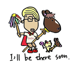 Daily life of DoDo&MiMi (English) sticker #7603545