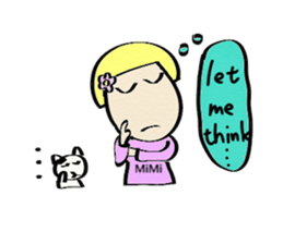 Daily life of DoDo&MiMi (English) sticker #7603554