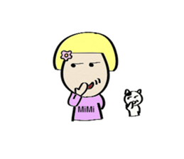 Daily life of DoDo&MiMi (English) sticker #7603557