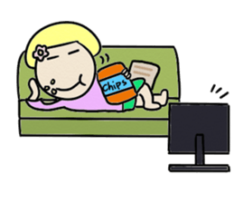 Daily life of DoDo&MiMi (English) sticker #7603569