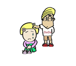 Daily life of DoDo&MiMi (English) sticker #7603574