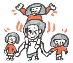 People cheerful sticker #7604483