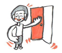 People cheerful sticker #7604486