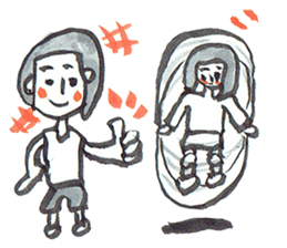 People cheerful sticker #7604488