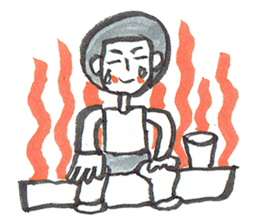 People cheerful sticker #7604491