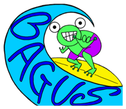English speaking Froggie 3 sticker #7605260